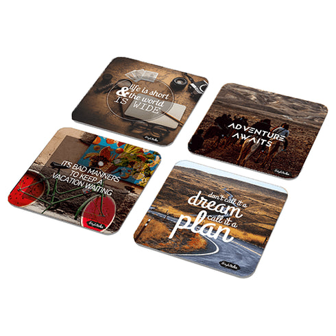 Travel Acrylic Coasters - Styletadka