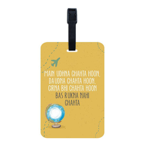 Travel Quote Luggage Tag - Styletadka