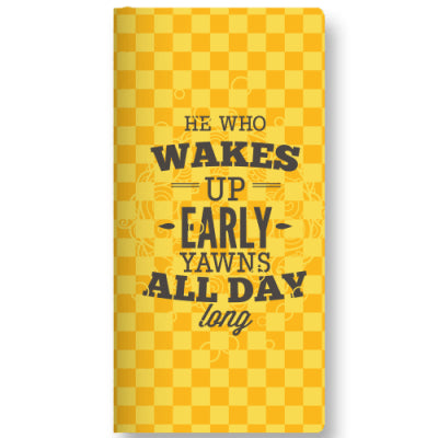 Wake Early & Yawn Scribble Pad - Styletadka