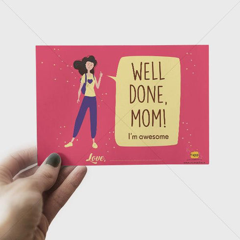 Well Done Mom (Daughter) E-Card - Styletadka