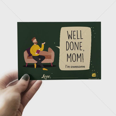 Well Done Mom (Son) E-Card - Styletadka