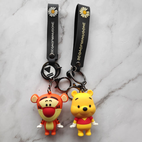Winnie The Pooh and Tiger 3D Keychains - Styletadka