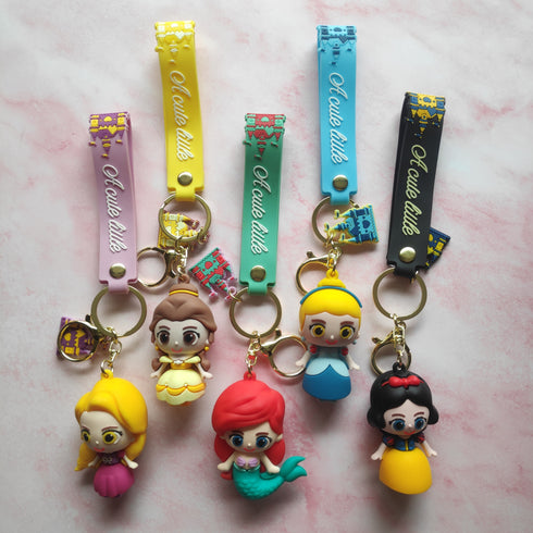 Cute Princess 3D Keychains