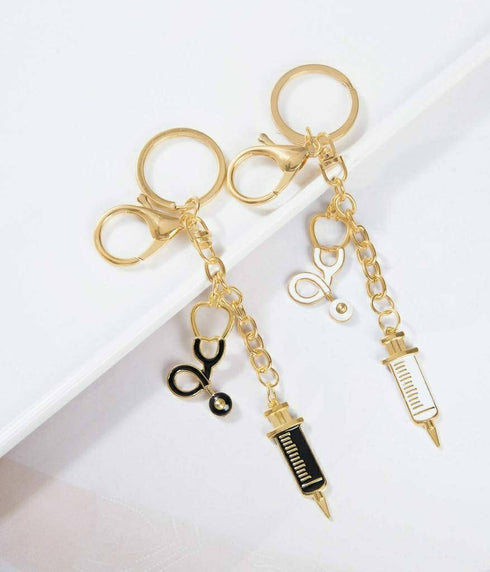 Doctor Metal Keychain