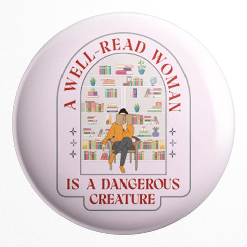 Well Read Woman Badge - Styletadka