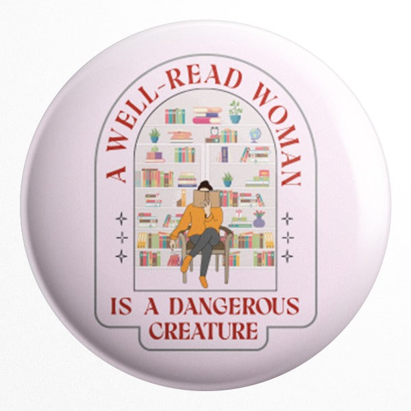 Well Read Woman Badge - Styletadka