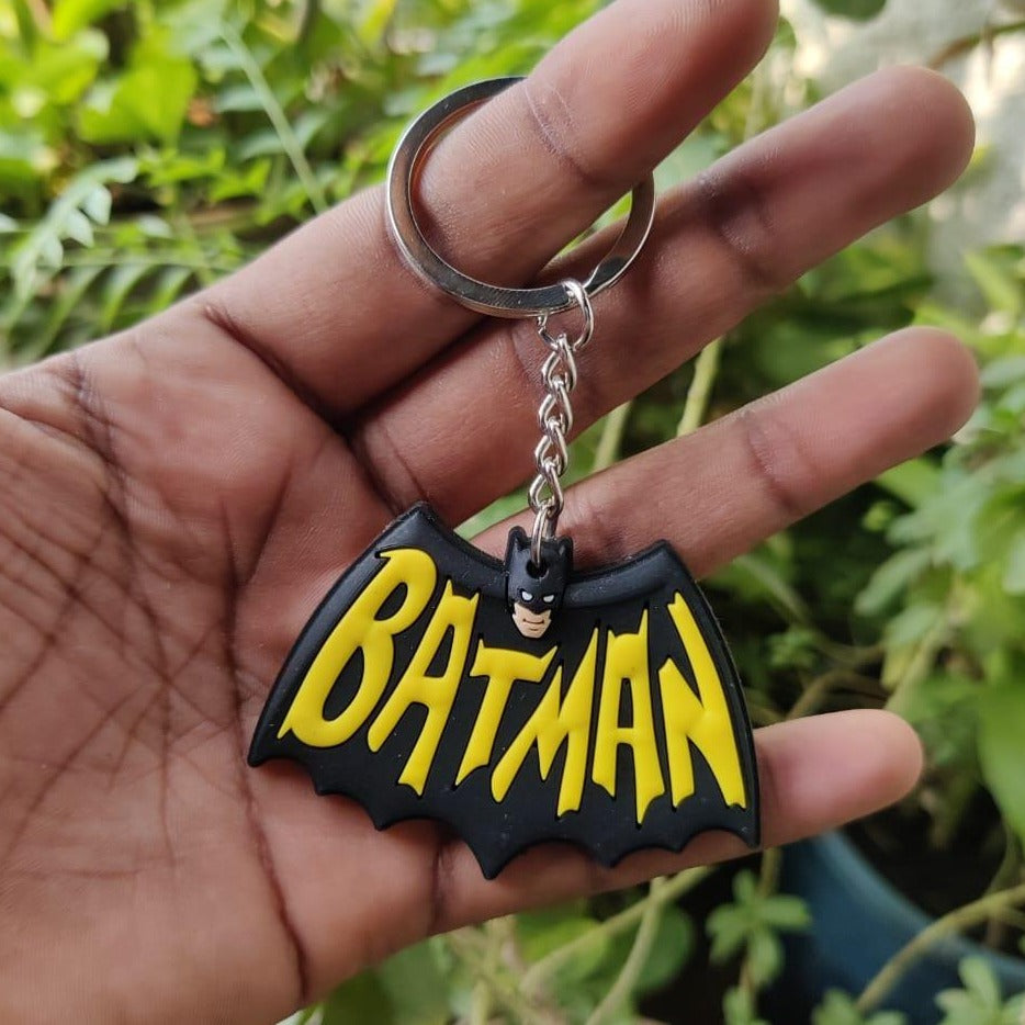 Batman Logo PVC Keychain – Styletadka