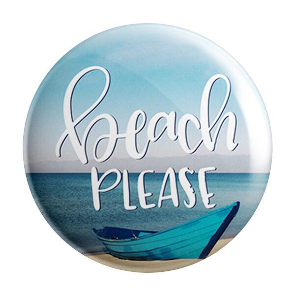 Beach Please Badge - Styletadka