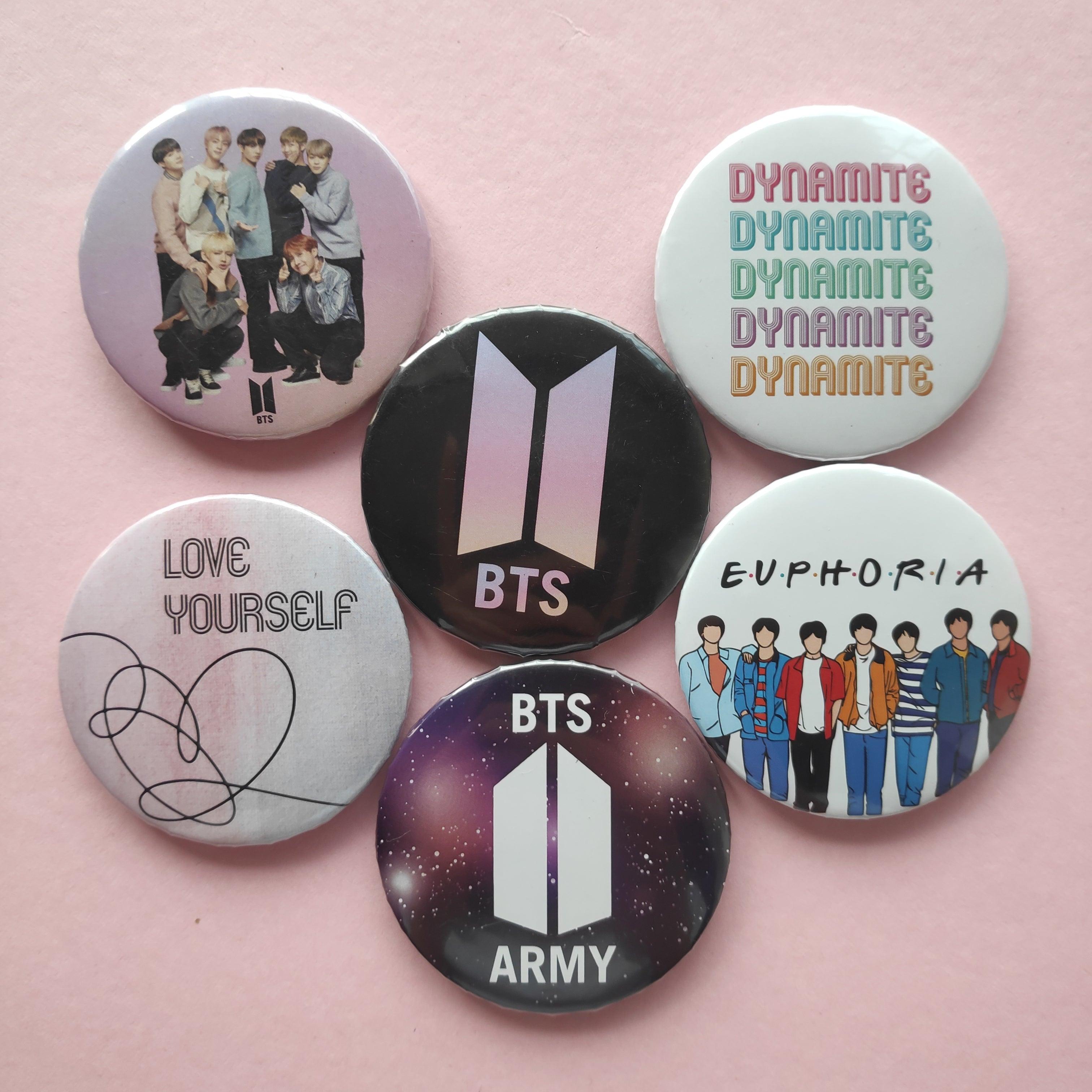 BTS Badges - Pack of 6 – Styletadka