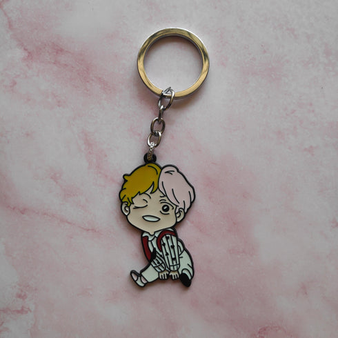 BTS Characters Metal Keychains - Styletadka