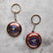 Captain America Metal Rotating Keychain - Styletadka
