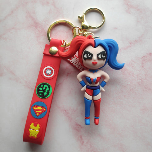 DC Female Superheroes 3D Keychains - Styletadka