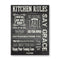 Kitchen Rules Magnet