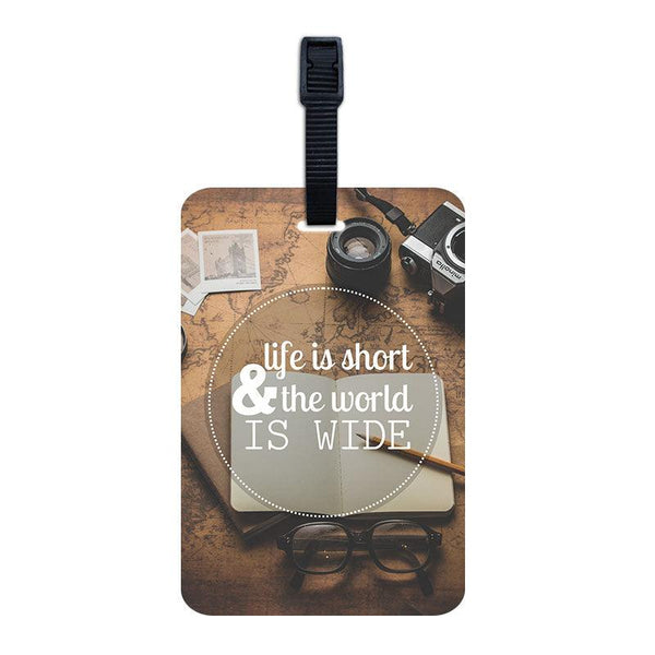 Life Is Short Luggage Tag - Styletadka