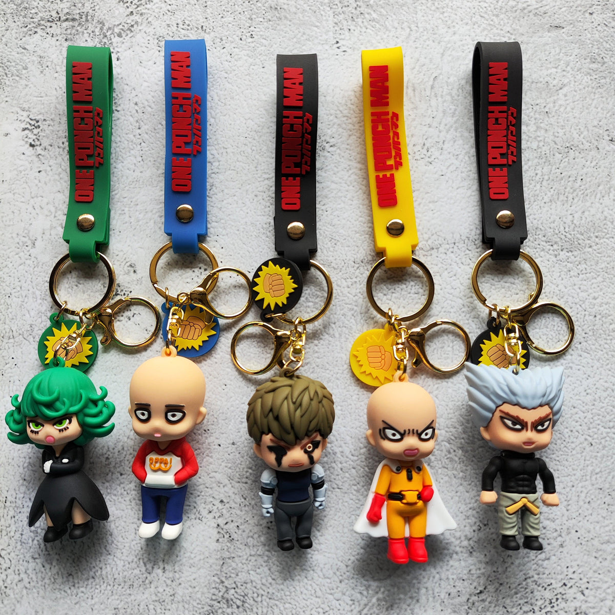 One Punch Man 3D Keychains – Styletadka