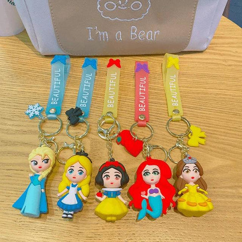 Princess 3D Keychains