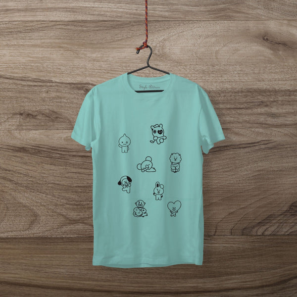 BT21 Characters T-Shirt - Styletadka
