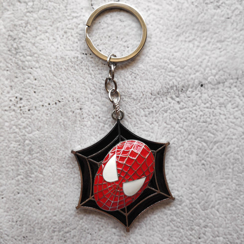 Spiderman Metal Rotating Keychain - Styletadka