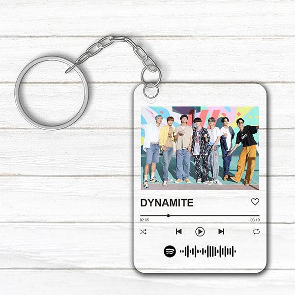 Song Spotify Tag Keychain Spotify Personalised Acrylic Music