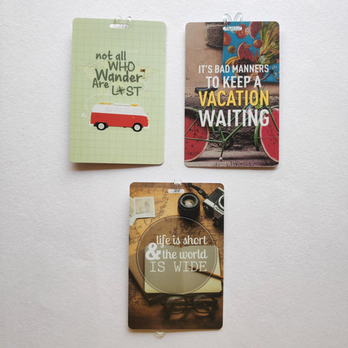 Travel Luggage Tags - Pack of 3 - Styletadka