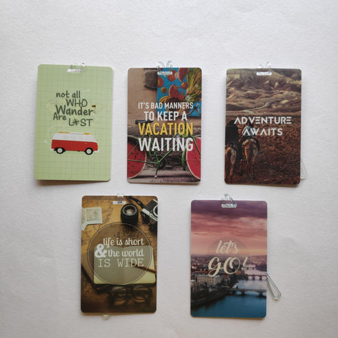 Travel Luggage Tags - Pack of 5 - Styletadka