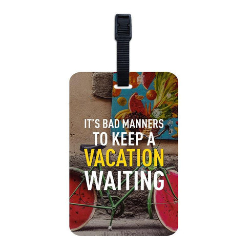 Vacation Waiting Luggage Tag - Styletadka