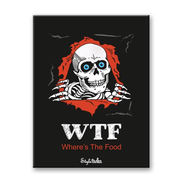 WTF Fridge Magnet - Styletadka